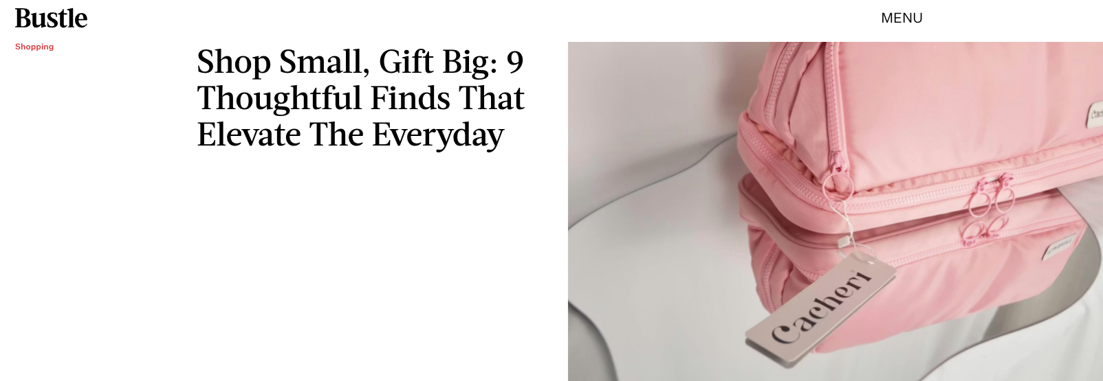 Features in Bustle Shopping