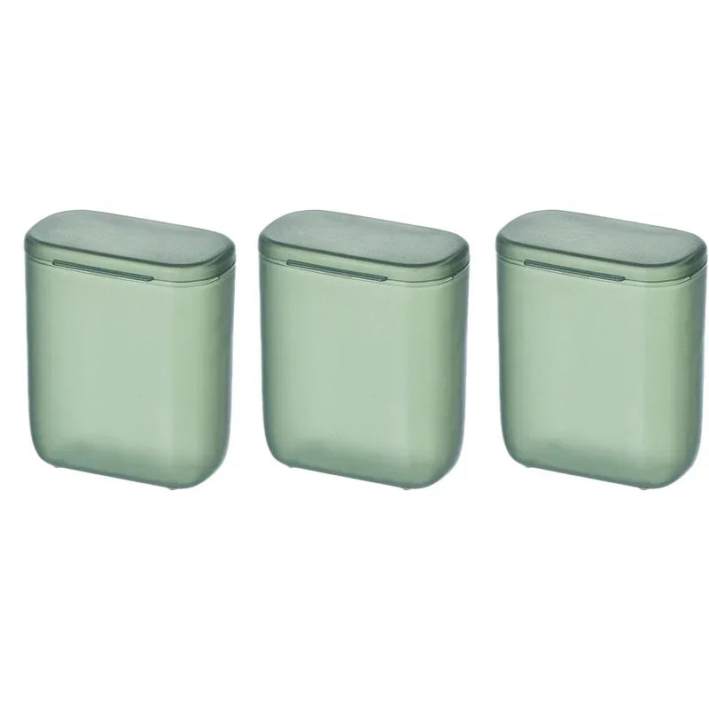 Portable Travel Data Cable Storage Box (with Lid)