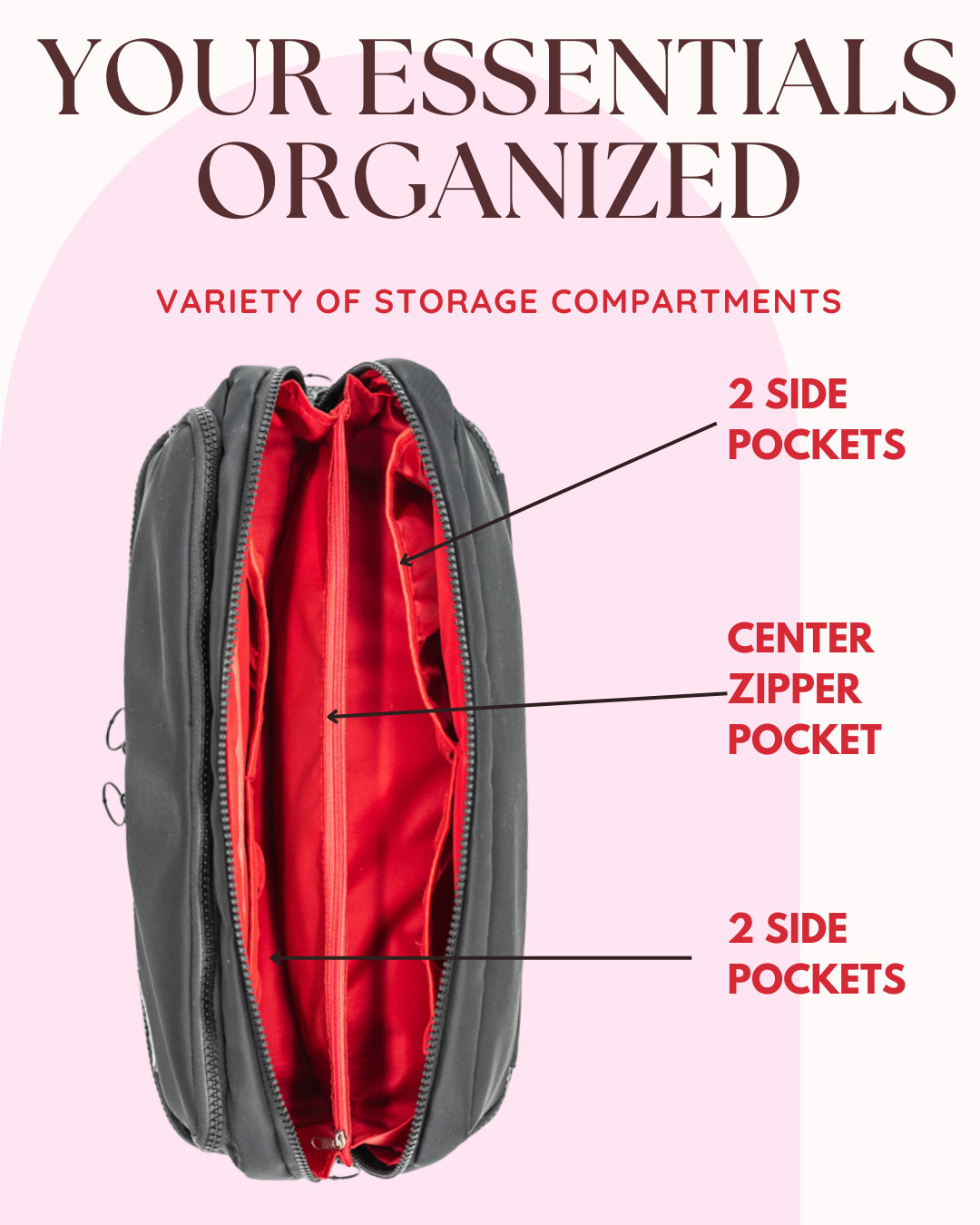 Travel toiletry bag
Makeup organizer
Jewelry storage
Heat-resistant pocket
Women’s travel case
Luxury travel bag
Chic beauty pouch
Compact travel organizer
Best travel bag, Best toiletry bag