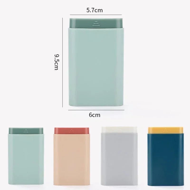 New Mini Small Portable Travel Vitamin Box Pill Cases 7 Days 6 Grids Container Organizer Storage Tablet  Medicine Fish Oils