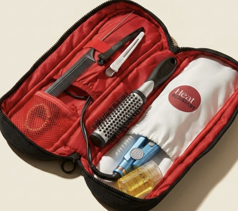 Hot-Go open with hair tools inside