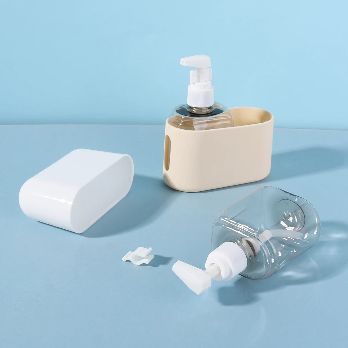2 In 1 100ml Travel Bottle Set Combination Shampoo Shower Gel
